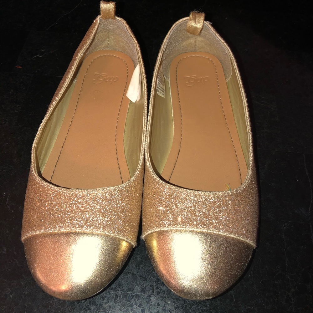 Gap - Gold Glitter Ballet Flats